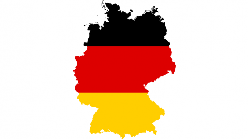 Almanya haritası, almanya bayrağı