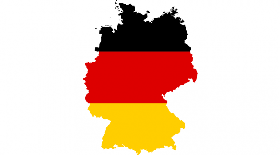 Almanya haritası, almanya bayrağı