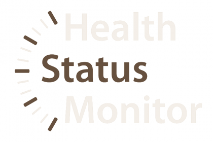 hsmonitor, heath status logo
